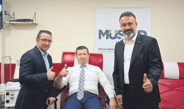 MÜSİAD İzmir kan bağışı yaptı