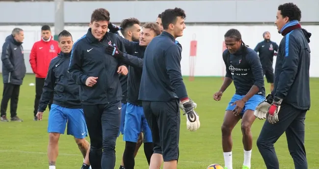 Trabzonspor’da neşeli antrenman