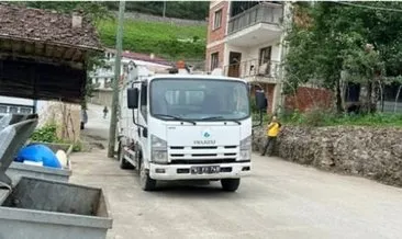 Trabzon’da çöp kamyonu ile direk arasında sıkışan işçi hayatını kaybetti