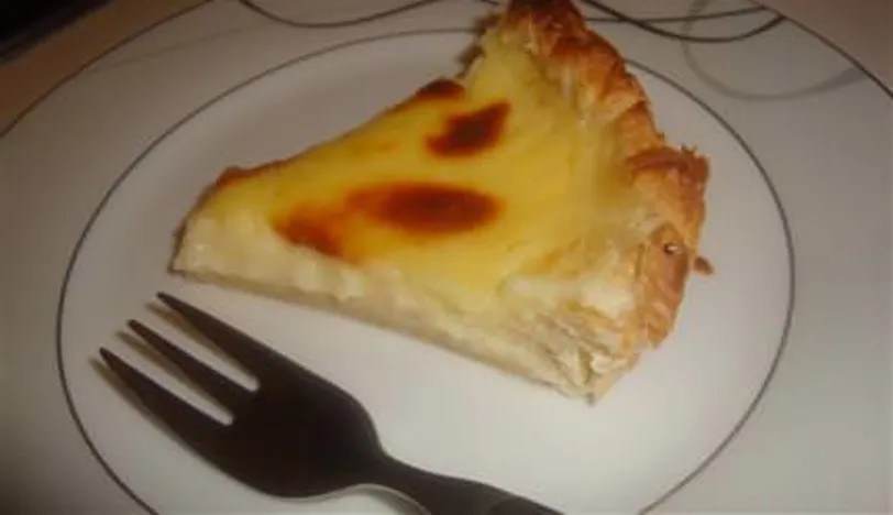 Milföylü muhallebili turta (flan pâtissier)