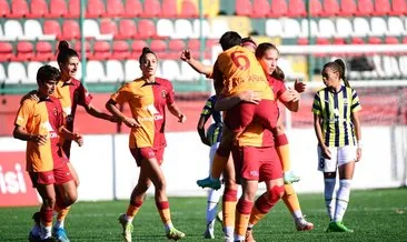 Kadınlar Süper Ligi’nde Galatasaray deplasmanda Fenerbahçe’yi devirdi