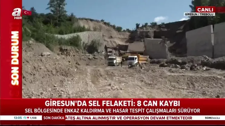 Son Dakika Haberi | Giresun'daki sel felaketinde son durum: Hayatını kaybeden sayısı 9'a yükseldi! Kepçe Operatörü hala bulunamadı | Video