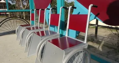 Otobüs duraklarında tekerlekli sandalye farkındalığı