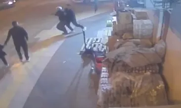 Yaya geçidinde minibüs sürücüsü vatandaşı darp etti #corum