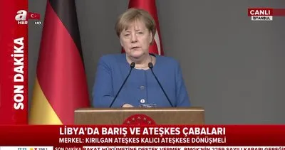 Almanya Başbakanı Angela Merkel Maddi katkı sağlamaya hazır olduğumuzu ilettik