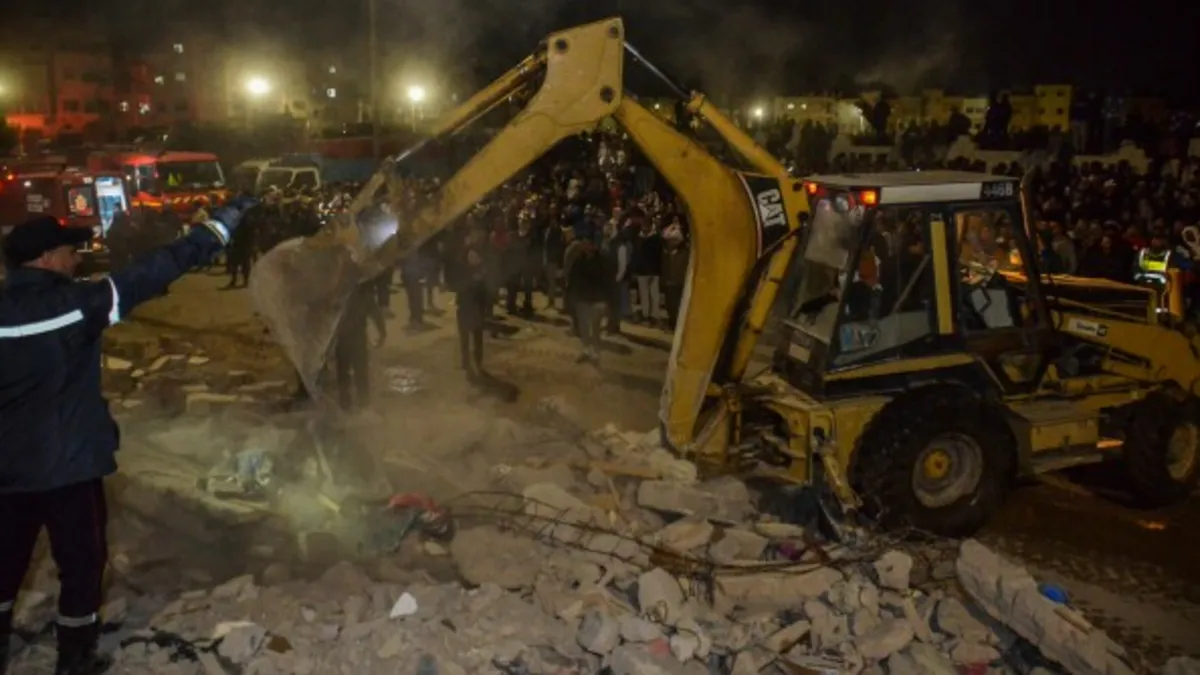 Fas’ta dört katlı bina yerle bir oldu: 11 ölü Fas’ta dört katlı bina yerle bir oldu: 11 ölü