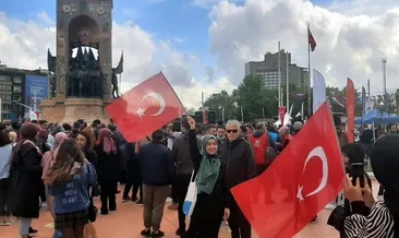 Taksim’de 103 yıllık 19 Mayıs coşkusu