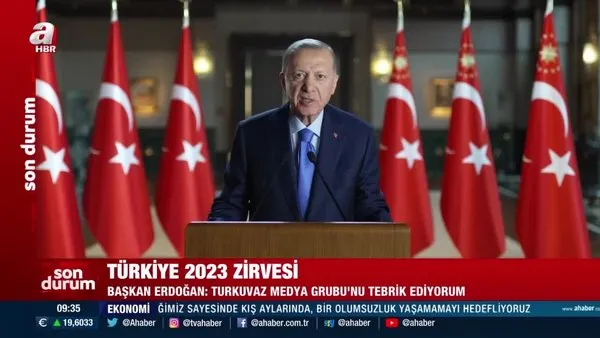 Başkan Erdoğan'dan 2023 Zirvesi'ne video mesaj: 