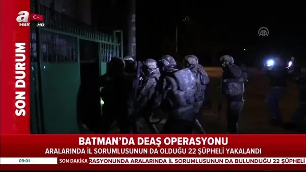 Batman'da DEAŞ'a şafak operasyonu