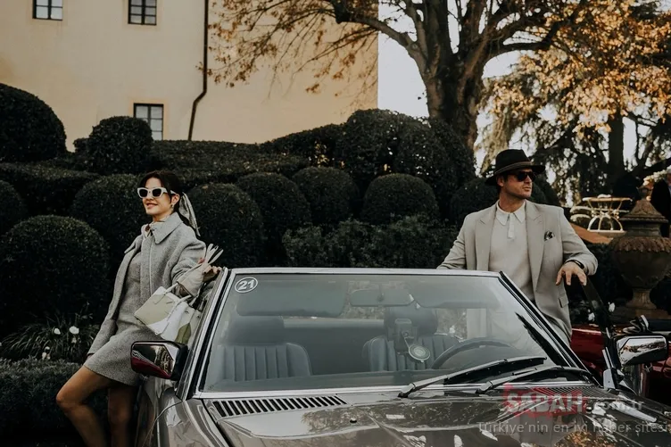 Gözde çift Kıvanç Tatlıtuğ ile Başak Dizer Toskana’da klasik araba deneyimi! Bugünü asla unutamam