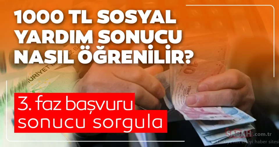Son Dakika Haberleri 1000 TL sosyal yardım başvurusu EDevlet sosyal