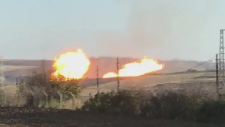 Silivri’de doğalgaz hattında patlama