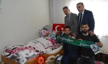 Atiker Konyaspor’dan Afrin gazisi Ahmet Çetin’e ziyaret