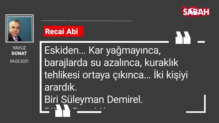 Yavuz Donat | Recai Abi