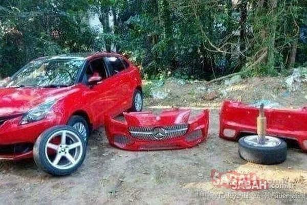 Mercedes araba şoke etti! Gerçeği öğrendiği zaman ne yapacağını şaşırdı