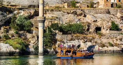Sakin şehir Halfeti’ye turist akını #sanliurfa