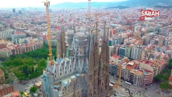Dünyanın sayılı eserleri arasında gösterilen La Sagrada Familia’da sona geliniyor | Video
