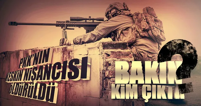 PKK’nın keskin nişancısı kadın çıktı!