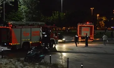Maltepe’de tanker gemide korkutan yangın