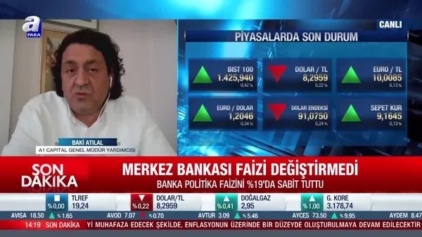 Baki Atılal: Merkez Bankası bundan sonraki dönemde daha şahin mesajlar verebilir