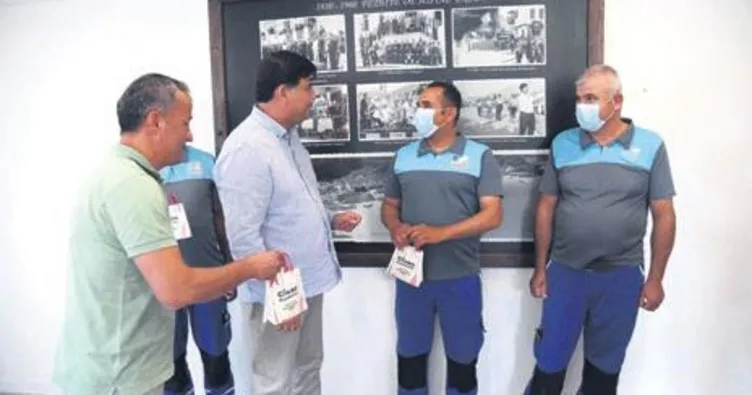 Temizlik işçilerinden örnek davranış