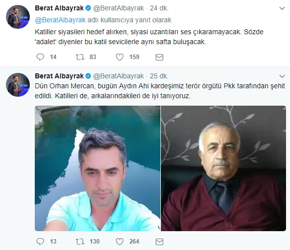 Bakan Albayrak AK Parti'lilere yapılan saldırılara sert tepki gösterdi - 1
