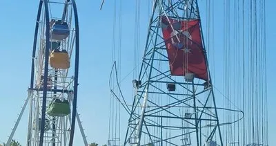 Manisa Turgutlu’da lunaparkta salıncak faciası! Kopan salıncaktan düşen 2 çocuk ağır yaralandı #manisa