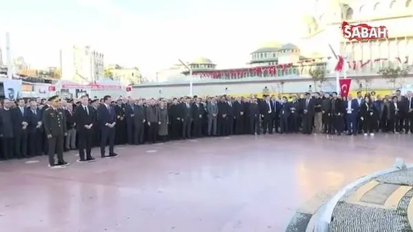 CHP, Taksimde düzenlenen 10 Kasım anma programına çelenk getirmeyi unuttu | Video