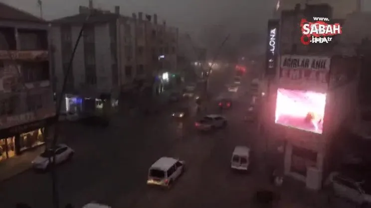Konya’da dev toz bulutu korkuttu | Video