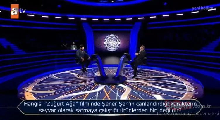Kim Milyoner Olmak İster’de heyecan dolu anlar! 500 bin TL’lik soruyu açtırdı! İşte o soru!