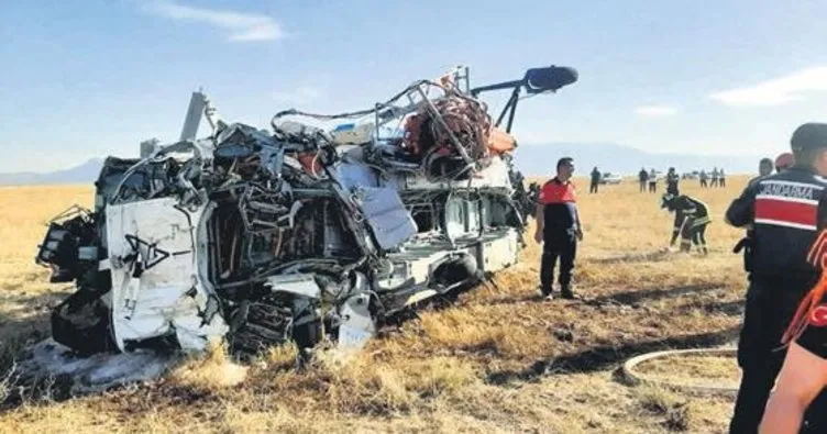 Helikopter düştü: 2 ölü, 5 yaralı