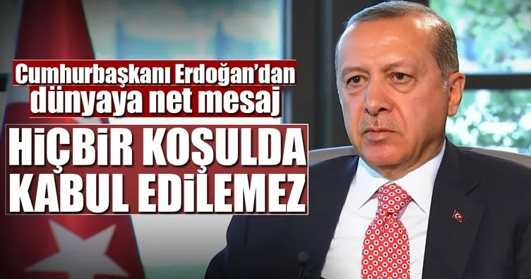 Cumhurbaşkanı Erdoğan’dan Katar açıklaması