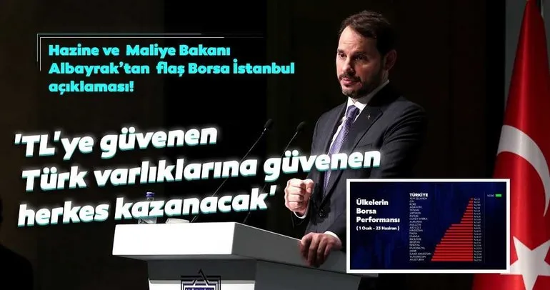 Son dakika! Hazine ve Maliye Bakanı Berat Albayrak’tan flaş Borsa İstanbul açıklaması