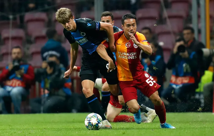 Galatasaray - Club Brugge maçından kareler