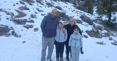 Anamur’da kar sevinci