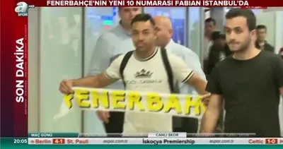 Fenerbahçe’nin yeni 10 numarası, İstanbul’da