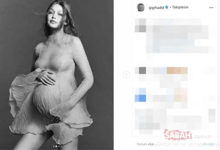 Beklenen haber geldi Gigi Hadid anne oldu! İşte ünlü model Gigi Hadid ile Zayn Malik’in bebeklerinin ilk fotoğrafı...