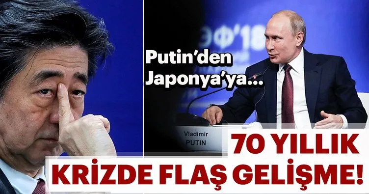 Putin, Japonya’ya zeytin dalı uzattı!