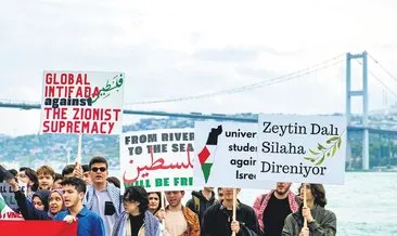 Türk öğrenciler Filistin için tek ses tek yürek