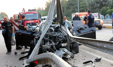 Isparta'da acı kaza: İkiye bölünen otomobilin sürücüsü kurtarılamadı! #isparta