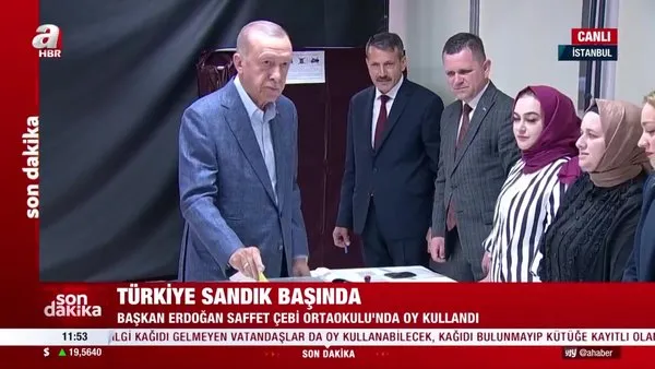Başkan Erdoğan oyunu kullandı | Video