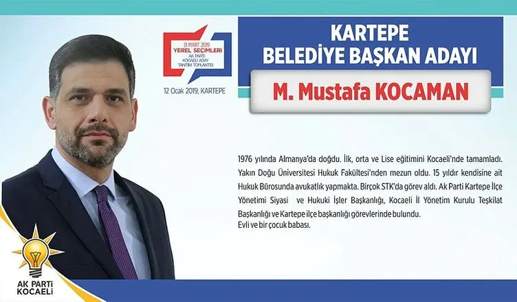AK Parti Kocaeli Belediye Başkan adayları belli oldu