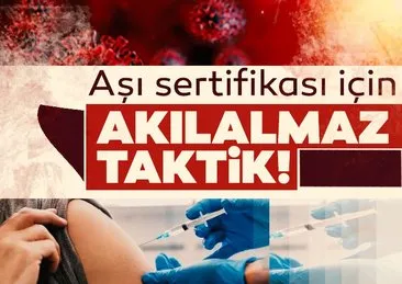 Akılalmaz taktik! Aşı olmaya protez kolla gitti