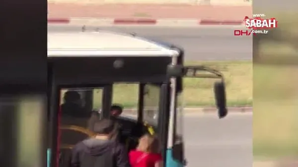 Antalya'da özel halk otobüsü şoförü 