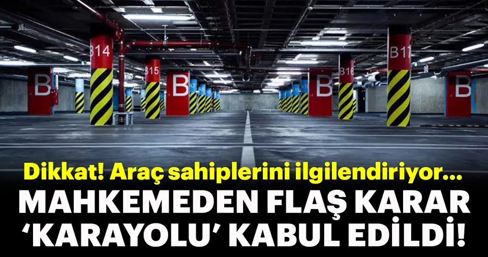 Mahkeme, AVM otoparkını kara yolu kabul etti 26