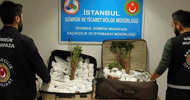 İstanbul Havalimanı’nda 208 kilo uyuşturucu ele geçirildi