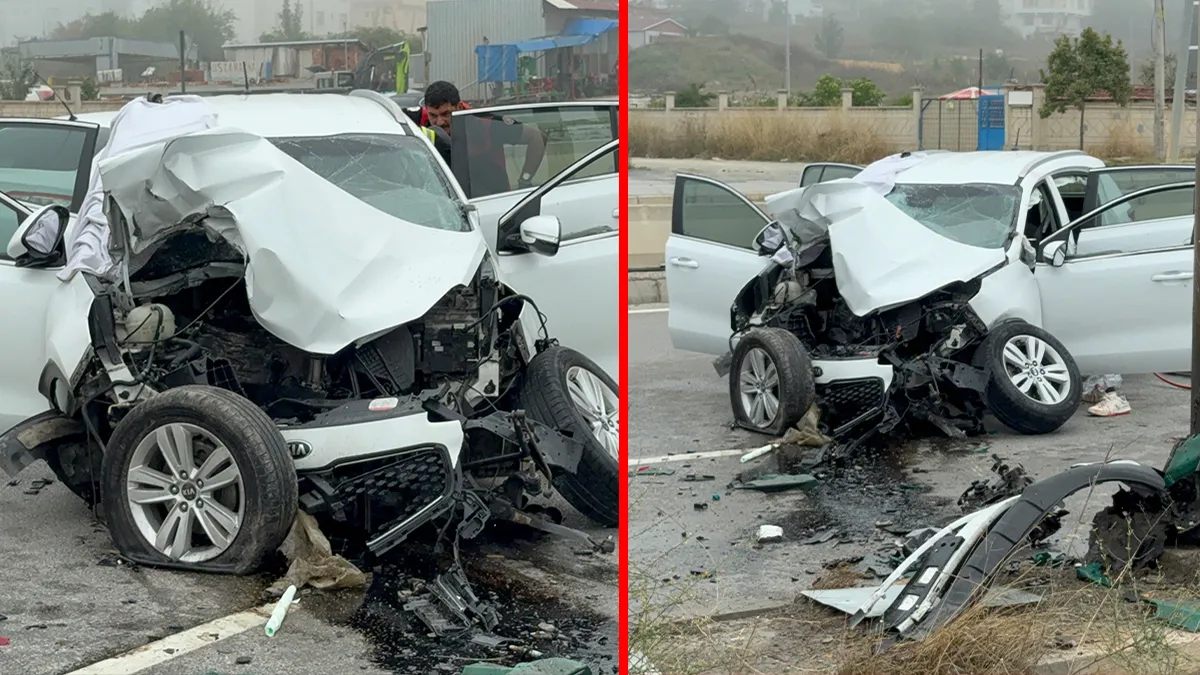 Samsun’da feci kaza! SUV araç direğe ok gibi saplandı: Ölü ve yaralılar var!