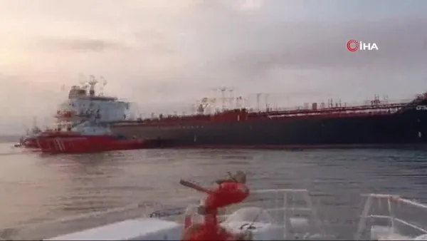 Haydarpaşa'da petrol ürünü yüklü gemi arıza verdi, ekipler müdahale etti