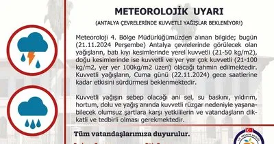 Antalya'da 6 ilçede cuma günü okullar tatil #antalya