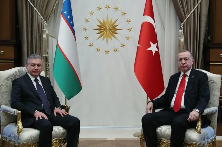 Başkan Erdoğan, Özbek Cumhurbaşkanı Mirziyoyev’i resmi törenle karşıladı